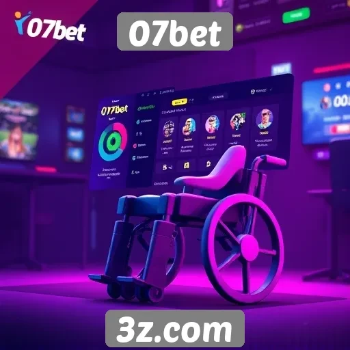 Acessibilidade e interface do usuário no site 07bet